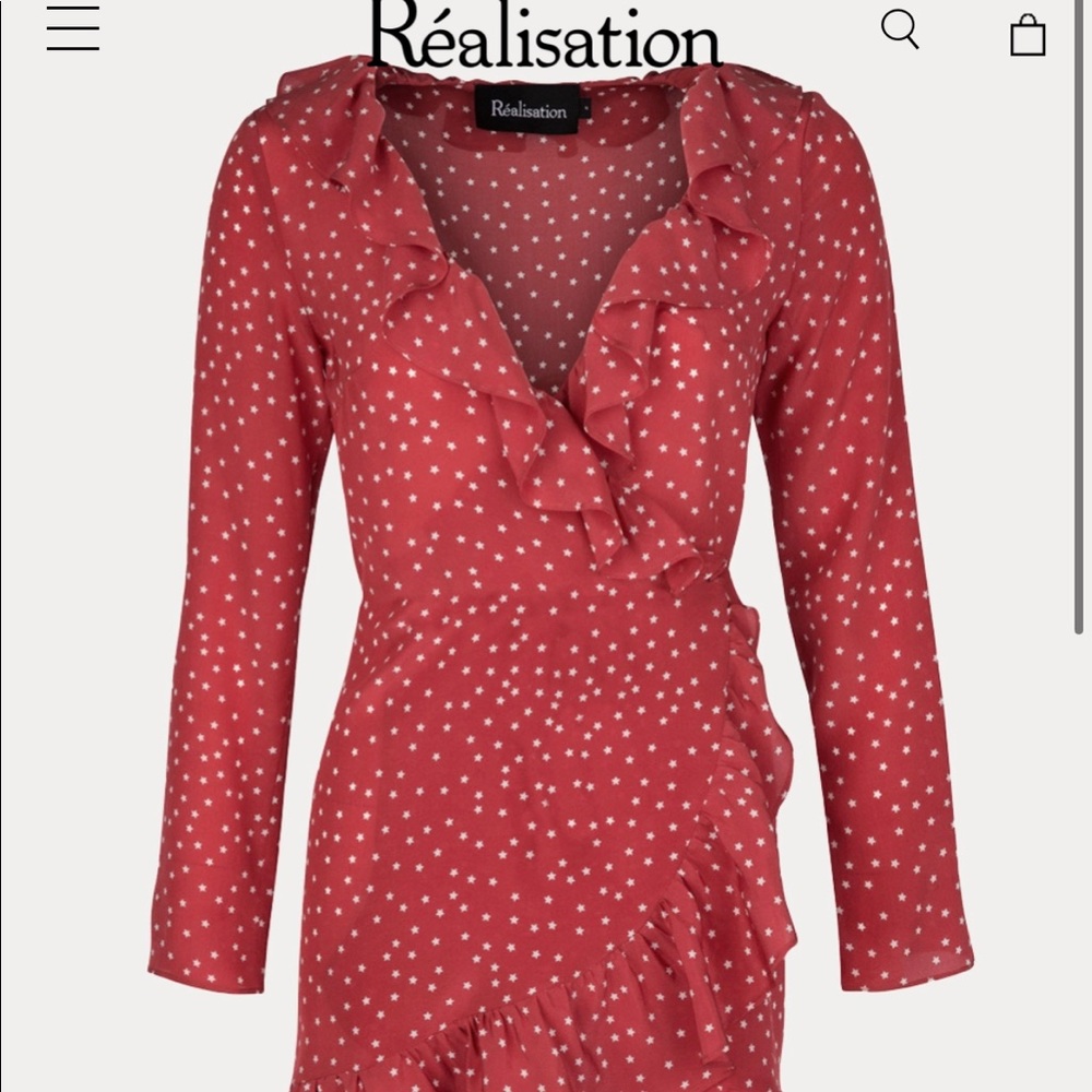 REALISATION Alexandra Wrap dress (M) - Picture 4 of 8